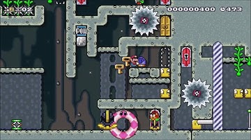 Super Mario Maker - One Screen Puzzle SUBSCRIBER LEVEL