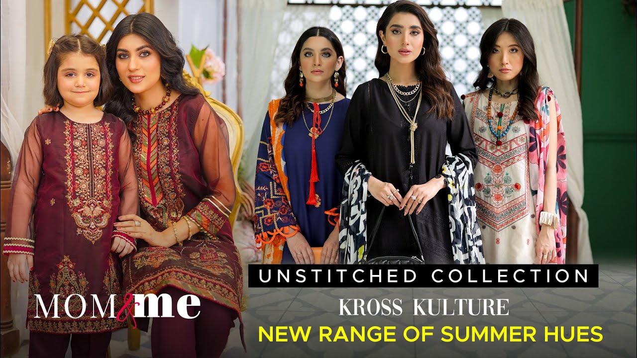 Kross Kutlure Kids Collection || Kross Kulture Mom & Me Collection | Kross Kulture Unstitched 2022