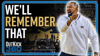 Juwan Howard Sparks Postgame Open Hand SLAP