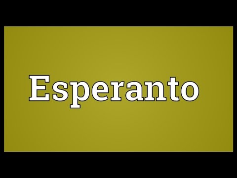 Esperanto Meaning