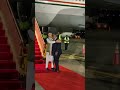 As a mark of respect the pm of papua new guinea touches the feet of pm modi  pm visit