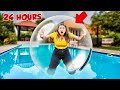I Spent 24 Hours in a Bubble !