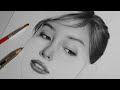 Realistic Portrait Drawing | LIZA SOBERANO | with Graphite Pencil