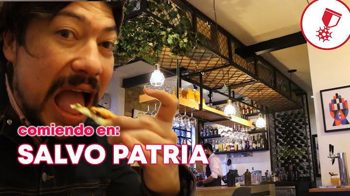 ¡Visitamos SALVO PATRIA, uno de los MEJORES restaurantes de Bogotá!