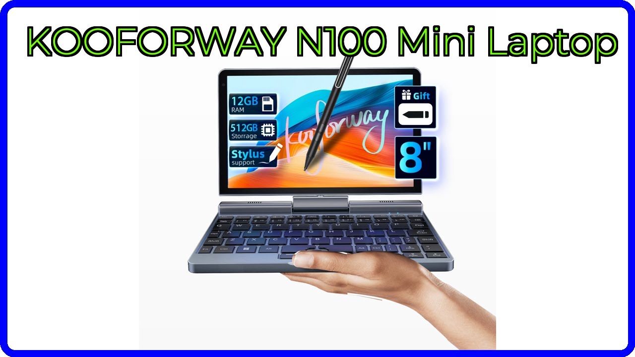 Windowsノート本体 KOOFORWAY UMPC P8 N100 Unboxing: P8 Pocket Laptop N100 Super Laptop Business Office