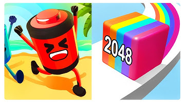 Battery Run | Jelly Run - All Level Gameplay Android,iOS - NEW APK GIGA UPDATE