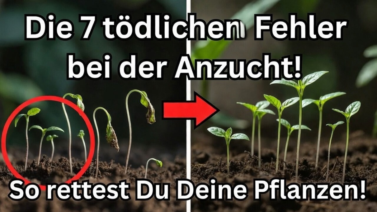 90 % aller Gärtner machen diese 7 Fehler bei der Jungpflanzen-Anzucht – machst DU auch?!