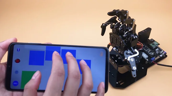 uHand2.0 Robotic Arm--Mobile App Control