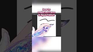 How to make left arm in spud tablet 🩷 Pen mouse tracking cursor  #tutorial #vtuber #drawing #art