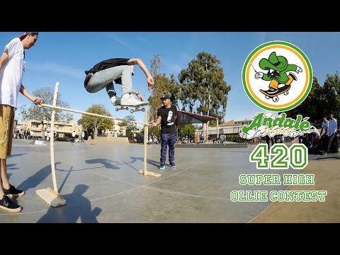Andalé Bearings 420 Super High Ollie Contest 2016