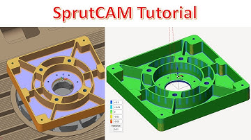 SprutCAM Tutorial #46 | SprutCAM Mill 3 Axis Toolpath Machining