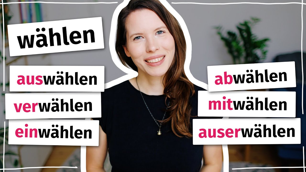 7 Verben mit „wählen“