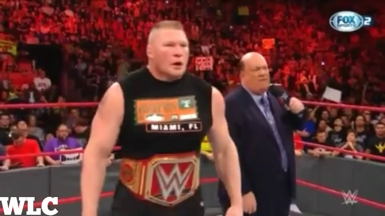 Brock Lesnar Entra no Fogo com Kane : RAW - FOX SPORT - PT BR