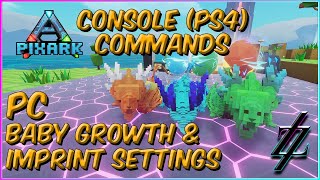 Pixark: Baby Mature speed & Imprint Settings ini, & Console (PS4) Commands