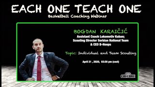 Coach BOGDAN KARAICIC - Team SCOUTING
