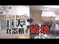 #18【キッチン浄化DIY】コメントに踊らされて大工事!?カップボード破壊編