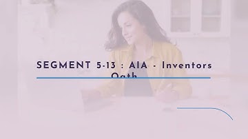 Wysebridge Patent Bar Review: AIA Inventors Oath