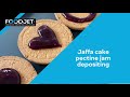 Produce The Perfect Jaffa Cake: Pectin Jam Exactly Onto The Cookie | FoodJet Jam Depositor