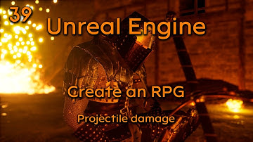Create a Role playing game in Unreal Engine Part 39 - Projectile damage