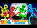 Skeletons के साथ नाचो | Five Skeletons went Out one Night | Halloween songs | Acche Bache Channel