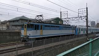 0823　9771レ EF65-2127+西武40000系40153F 甲種輸送