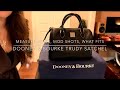 My first Dooney & Bourke 😍 Dooney and Bourke Trudy satchel, measurements, what fits, mod shots