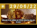 Bitcoin a un millón en 2030 informe de ark invest.