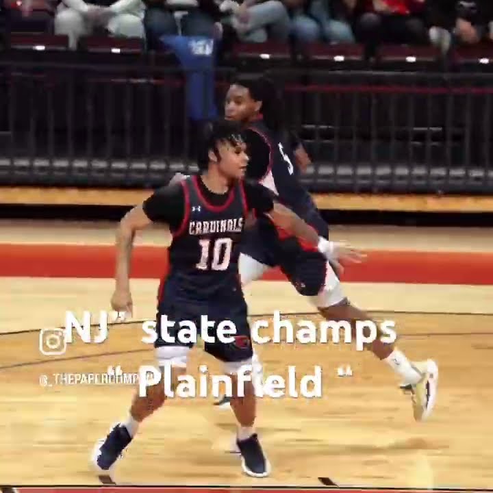 NJ” State Champs” Plainfield high school basketball “ fast hands