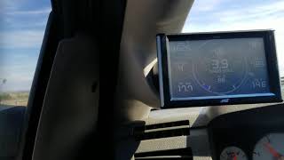 Banshee VGT regulating exhaust pressure during turbo braking