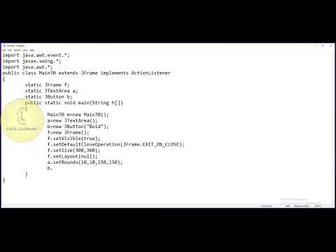 Java | Swing class 'JTextArea #3' | CodeLearning