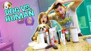 DOG BEAUTY PRODUCTS VS. HUMAN BEAUTY PRODUCTS! PUPPY SALON! DOG BEAUTY PRODUCTS VS. HUMAN BEAUTY PRODUCTS! PUPPY SALON!