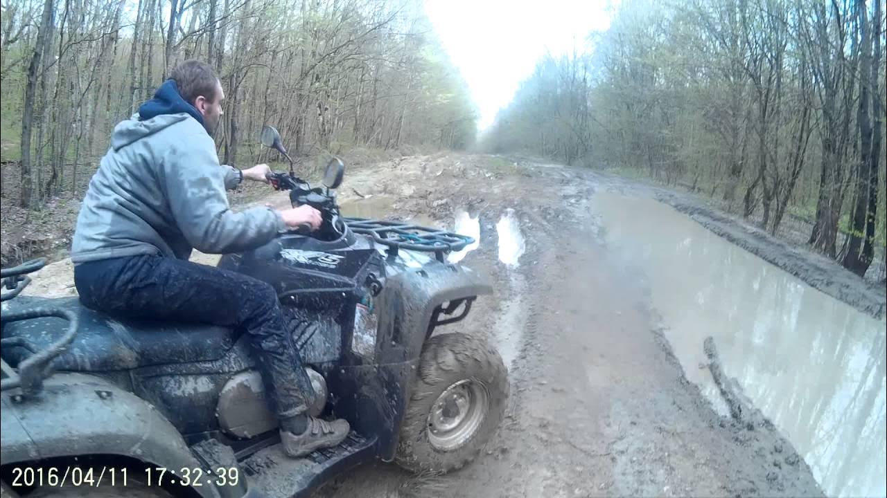 CF Moto x8 на гусеницах
