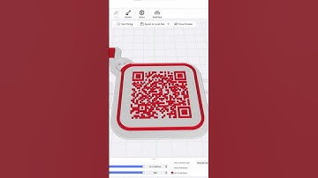 HOW TO MAKE 3D PRINTED QR CODE | DIY #shorts #qrcode  #3dprinting #raise3d #red #fusion #white