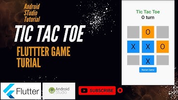 tic tac toe game | flutter game tutorial | android studio tutorial