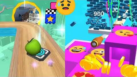 going balls vs spiral roll - gameplay walkthrough all level. 🆚 #3dgameplay