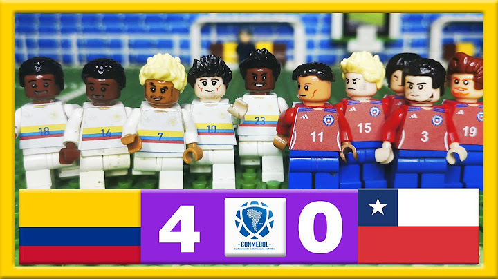 Colombia 4-0 Chile - Eliminatorias Sudamericanas CONMEBOL Fútbol LEGO Stop Motion Minifiguras Goles