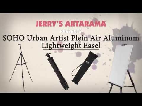 SoHo Plein Air Aluminum Lightweight Easel - Product Demo
