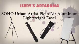 SoHo Plein Air Aluminum Lightweight Easel - Product Demo
