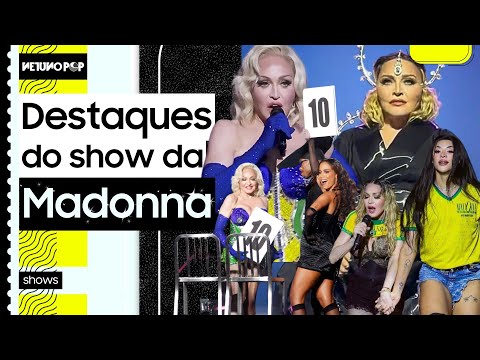 Madonna Celebration: Show épico e ousado, presença de Anitta e dança com Pabllo Vittar em Copacabana
