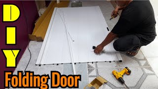 Easy to Install Pvc Folding doors || DIY Pvc Folding doors || Budoy Vlog
