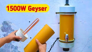1500W Instant Water Heater from PVC Pipe.  Homemade Water Heater #heater