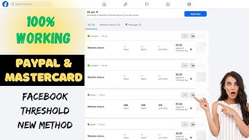 Facebook Paypal & Mastercard Threshold New Method 2025 | A to Z Guidelines