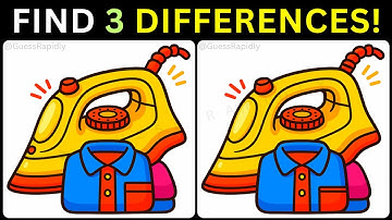 🚀Sharp Minds Will Find Three Differences🧠【#397 Brain Game Challenge Find 3 Differences】