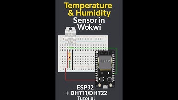 Temperature & Humidity Sensor in Wokwi – ESP32 + DHT11/DHT22 Tutorial