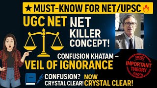 Rawls’ Veil of Ignorance Explained Simply (10 Mins) | UGC NET Political Science| Must Know Theory.