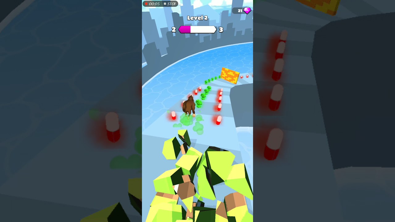 Kaiju run level 02 gameplay 