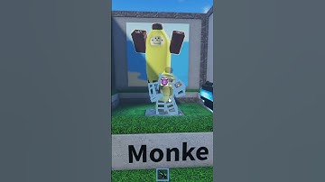 BANANA v.s Monkey🍌! #shorts #trending #roblox