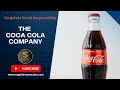 Csr campaign of coca cola  corporate social responsibility  cocacola