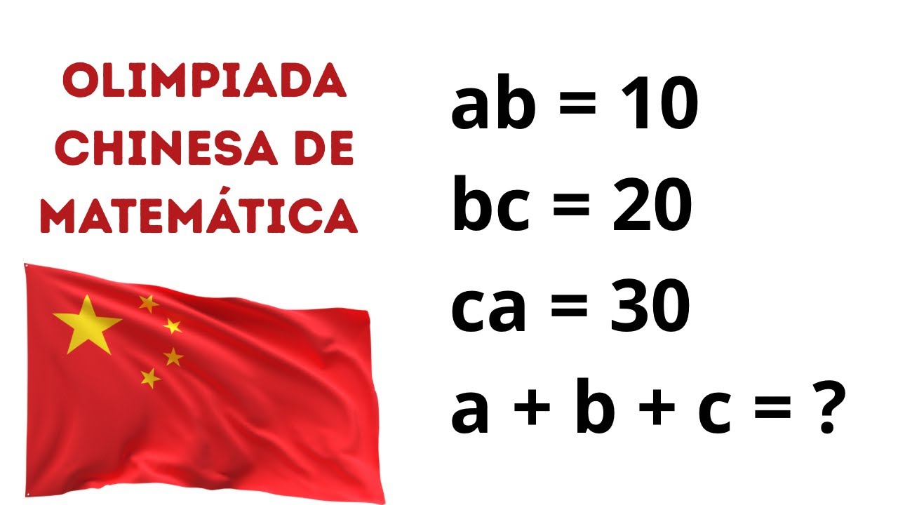 CAIU NA OLIMPÍADA CHINESA DE MATEMÁTICA 🇨🇳 - NÍVEL FUNDAMENTAL 😱