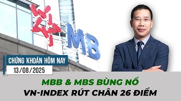VN-Index tăng điểm bất chấp khối ngoại bán ròng hơn 1600 tỷ | Chứng khoán hôm nay 13/08/2025